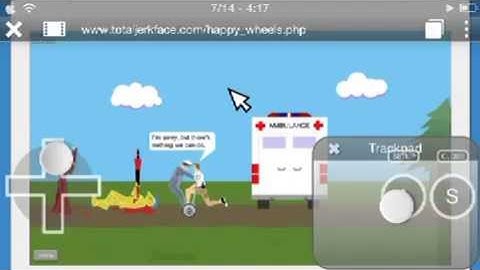 ios (JailBreak) just a feature: web, mouse control.