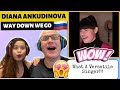 DIANA ANKUDINOVA - WAY DOWN WE GO (KALEO) | REACTION! SHE'S SO CUTE HERE!🇷🇺