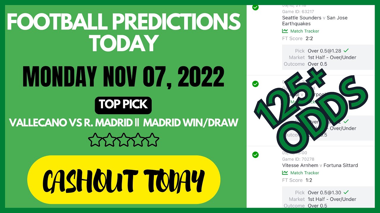 FOOTBALL PREDICTIONS TODAY 07/11/2022, SOCCER PREDICTIONS, TODAYS  PREDICTIONS