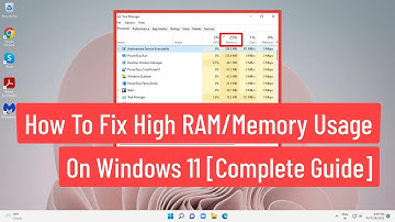 How To Fix High RAM/Memory Usage on Windows 11 [Complete Guide]