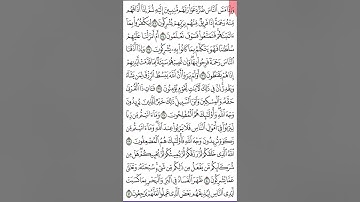سورة الروم ص 408 من آية 33- 42 . للحفظ والمراجعة. Holy Quran.