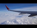 Beautiful norwegian sky in 4k