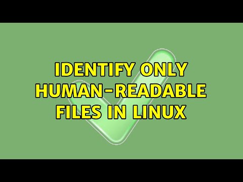 Identify only human-readable