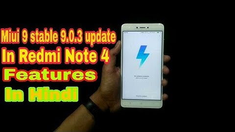 Miui 9 stable Update 9.0.3 Features | Redmi note 4 | Update manually Miui 9 | Miui 9 | In Hindi