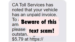 Ca Toll Invoice Text: Is Catollinvoice.com scam or a legit site