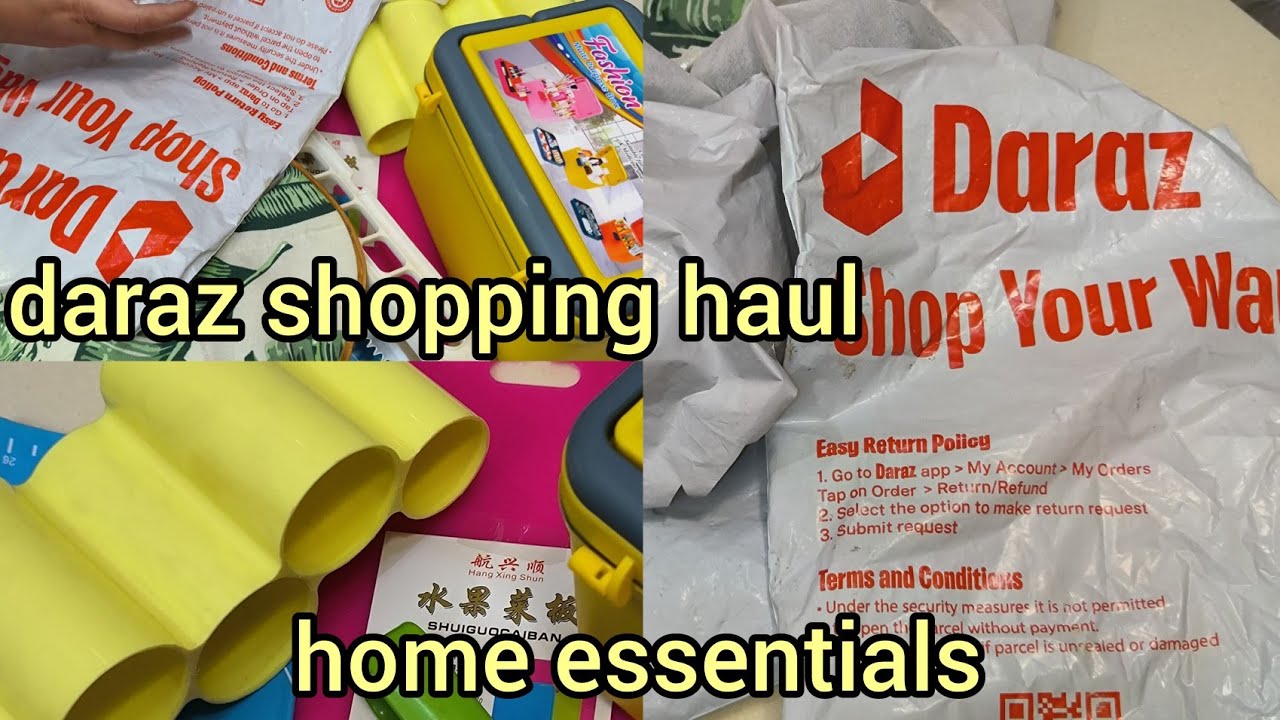 DARAZ SHOPPING HAUL||HOME ESSENTIAL ITEMS||USEFUL ITEMS||KITCHEN AND HOME USEFUL ITEMS||JAN 25||