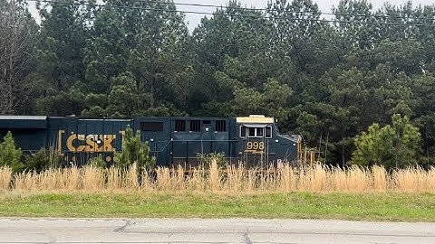 CSX L644-24 Leads A Southbound Local Through Chapin SC With A Nice Pair Of GEVO’s & A Horn Show!