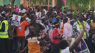 NRM Vs NUP Violence Erupts at Gulu University Guild Open Air Campaign