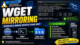Wget Mirroring | How to Mirror Websites Using Wget in Linux | Hindi