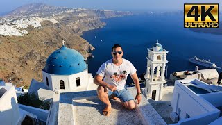Greece, Santorini, Oia, Fira, Imerovigli, Perrisa (2021) 4K, Drone, DJI footage