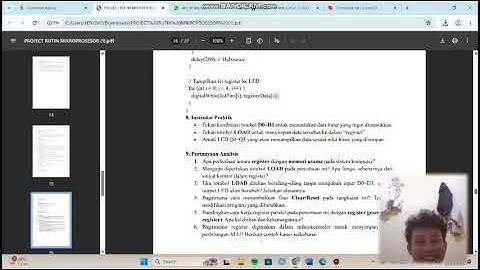 Projek Modul 4 Mikroprosesor dan Mikrokontroler