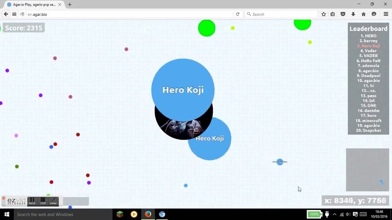 Agario Hero Koji MASTER session