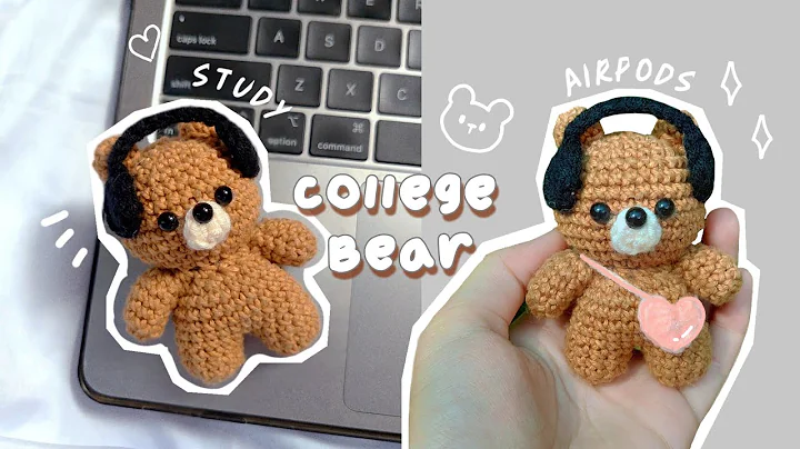 Learn to Crochet an Adorable College Bear - with Accessories!