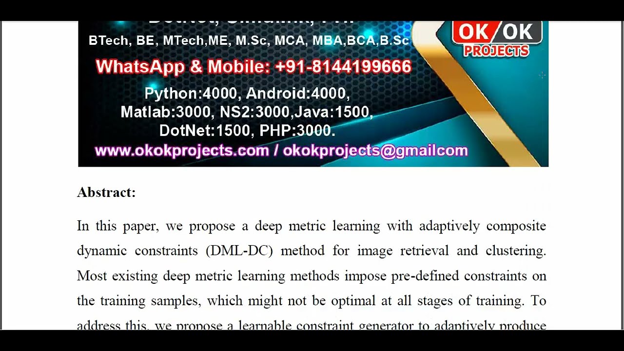 Deep Metric Learning With Adaptively Composite Dynamic Constraints ...