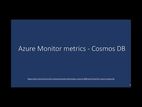 How to: Monitor database performance and costs with Azure Cosmos DB