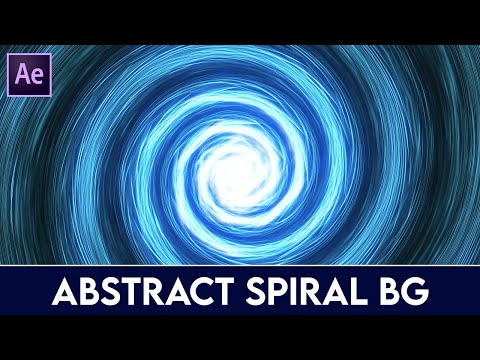 Abstract Spiral Backgrounds in After Effects | After Effects Tutorial