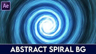Abstract Spiral Backgrounds in After Effects | After Effects Tutorial