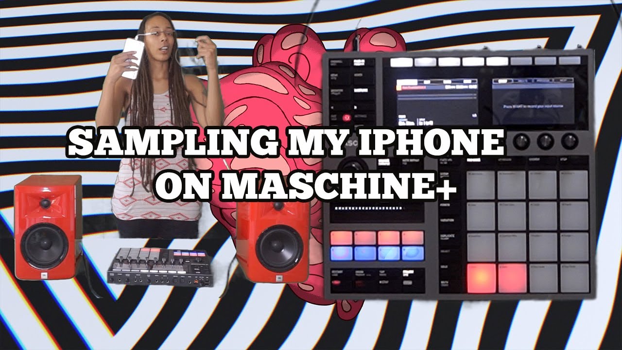 Sampling from iPhone into MASCHINE+ | Quick + Fast 📱