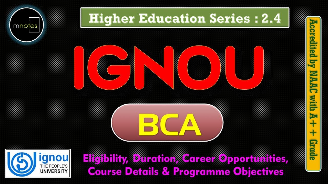 IGNOU | Bachelor of Computer Applications | BCA | B Com | BAG  | GNOU in Malayalam |  BCOMG