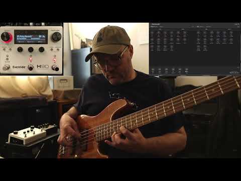 Eventide H90 Polyphony & Wormhole on Bass - Parallel Insert - No talking