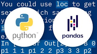 Extract column value based on another column in Pandas