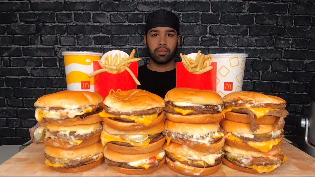 (ASMR) MCDONALD'S MUKBANG