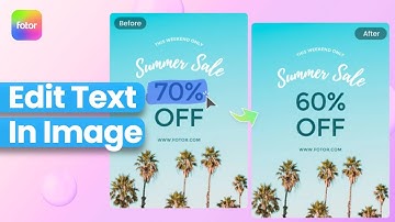 How to Edit Text in an Image In Fotor (Free & Easy Tutorial 2025)