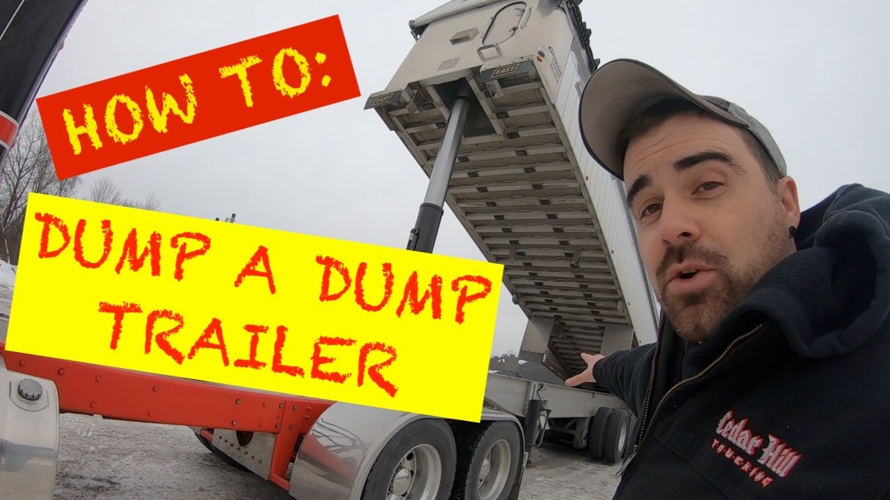 how-to-dump-a-dump-trailer-trucking-how-to-youtube