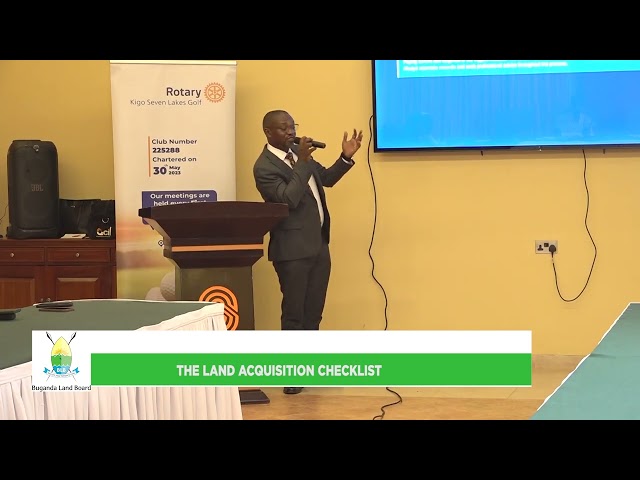 THE LAND ACQUISITION CHECKLIST