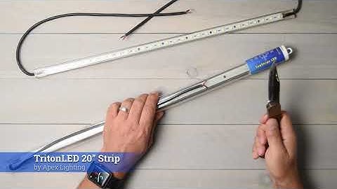 TritonLED 20" Waterproof HIGH OUTPUT LED Strips by Apex Lighting