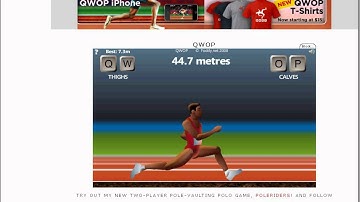 yep. haters gonna hate [QWOP] gameplay LOLOLOLO-