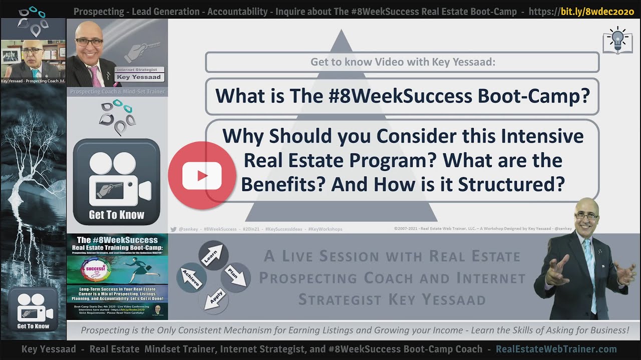 inar Nov 12th on Getting to Know the December 8WeekSuccess Real