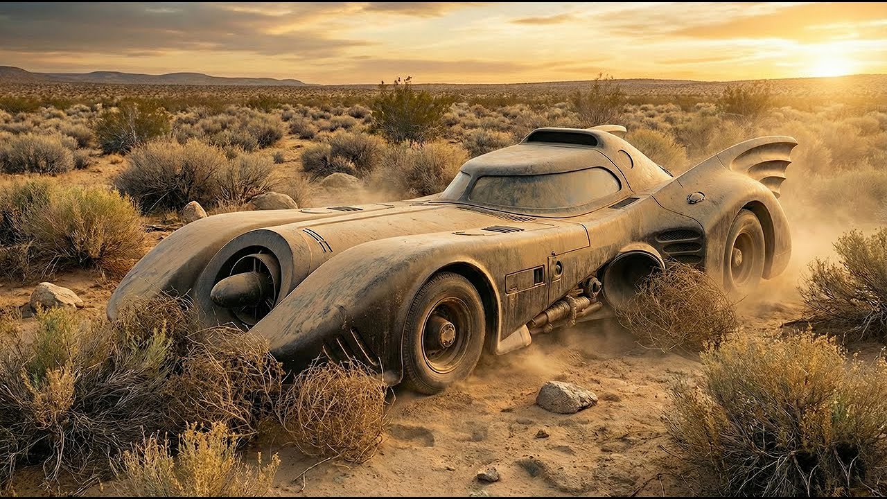 ASMR Car Restoration  I Found a Forgotten 1989 Batmobile Rotting in a Barn