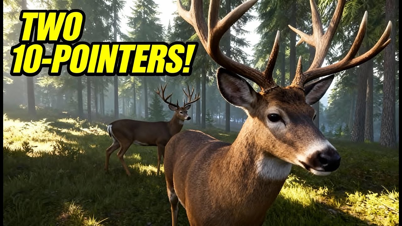 I got a 10-pointer BUCK In Hunter Call of the Wild.