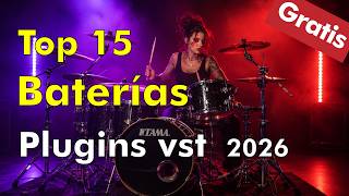 Los mejores 15 plugins vst gratis de Baterías 2026 (Best drums vst)