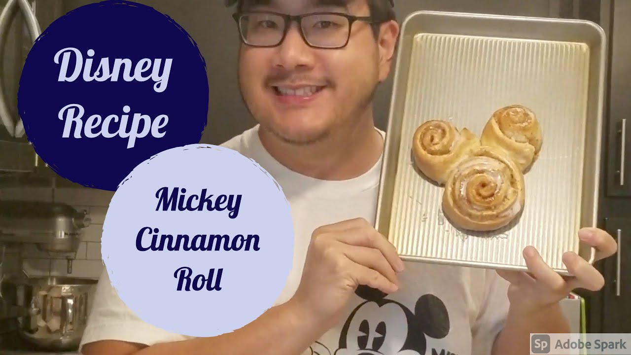 Disney Recipe: Mickey Cinnamon Roll