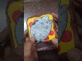 Tutorial paper squishy pushed pizza 3D #artist #art #craft #squishy