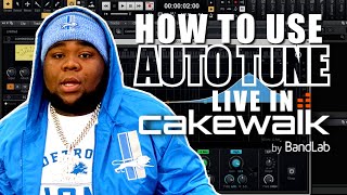 How To Use Auto Tune Live In Cakewalk  | Graillon 2 | Tutorial