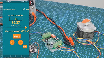Control a Stepper Motor by smartphone