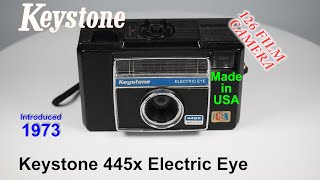 1973 Keystone 445x Electric Eye - 126 Film Camera