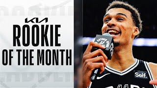 Victor Wembanyama's March Highlights | Kia NBA Western Conference Rookie of the Month #KiaROTM