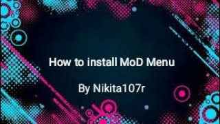 How To Install Mod Menu Part 1