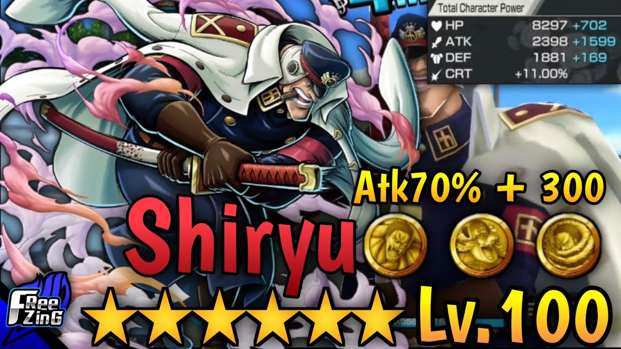 One Piece Bounty Rush 6 Lv 100 Shiryu Gameplay In SS League Atk70 one-piece-bounty-rush-6-lv-100-shiryu-gameplay-in-ss-league-atk70