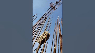 COLUMN CASTING AT 7TH FLOOR LEVEL.