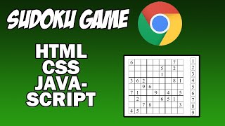 Ep. 2 - Styling our Content | Sudoku Game Tutorial using HTML, CSS, and JavaScript