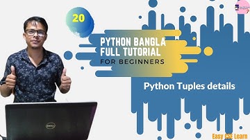 20. Python Bangla Tutorial  |  Python Tuples details