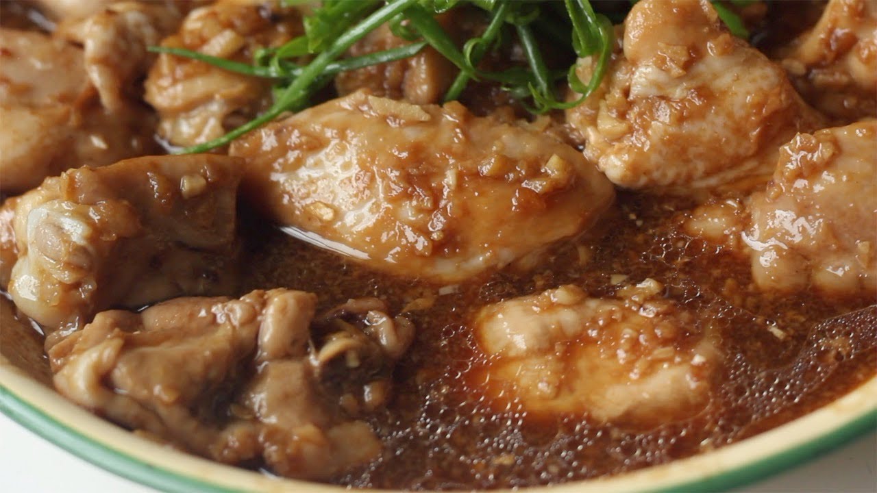 Steamed Ginger and Sesame Oil Chicken (麻油鸡) Quick & Easy Confinement Dish YouTube