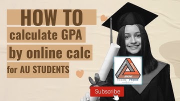 how to calculate gpa for AU students|easy way to calculate gpa | #gpa #AU  grade #onlinecalculator