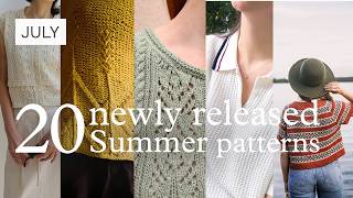 21 New Summer Knitting Patterns | July 2026 | Pattern Round Up