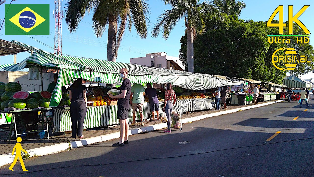 Uma Caminhanda pela maior (?) Feira-Livre da cidade de Uberlândia - MG • 🎧